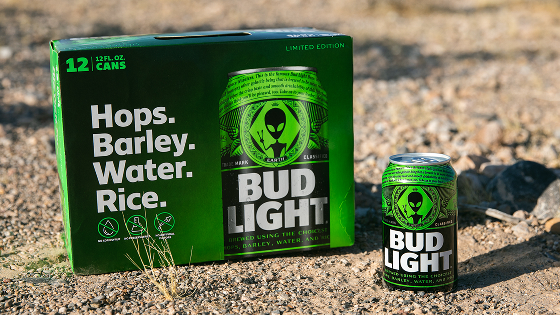 Bud Light Produces Special Edition Alien-Themed Cans